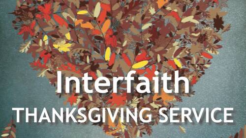 Banner Image for Interfaith Thanksgiving Service